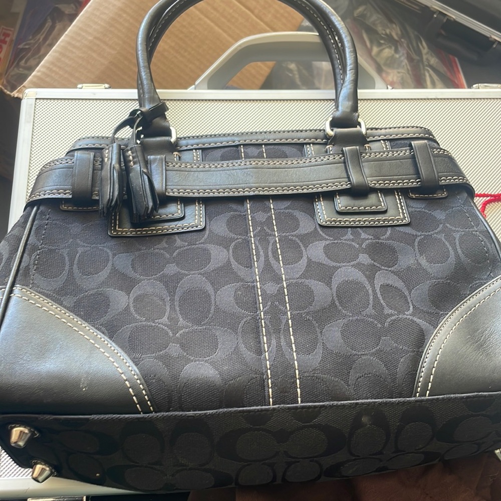 Coach black purse
